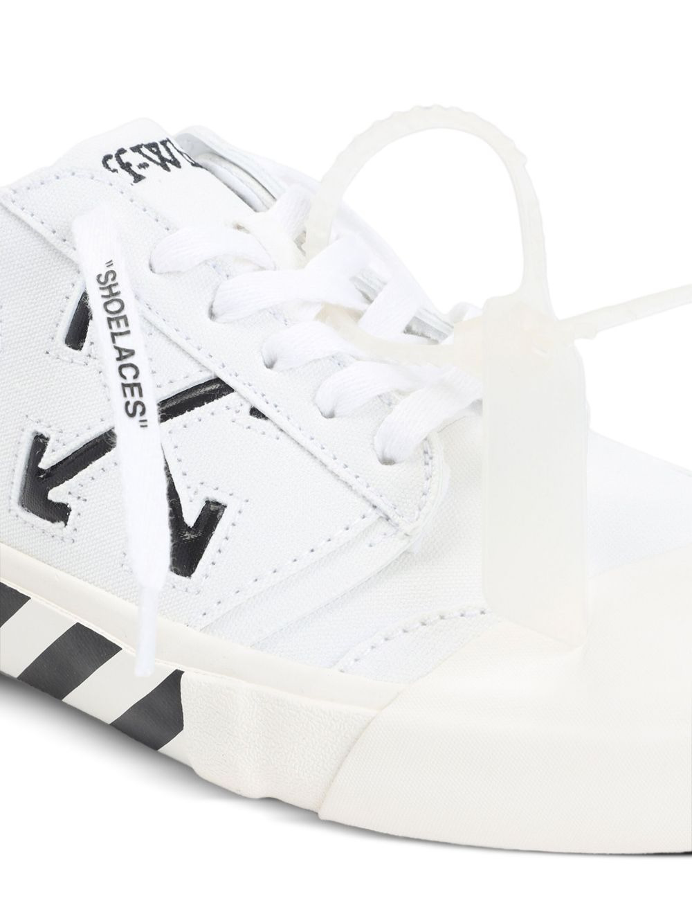 logo-detail lace-up sneakers - 4