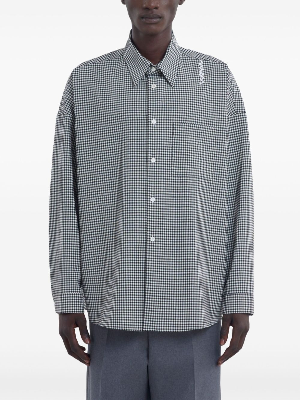 check pattern shirt - 3