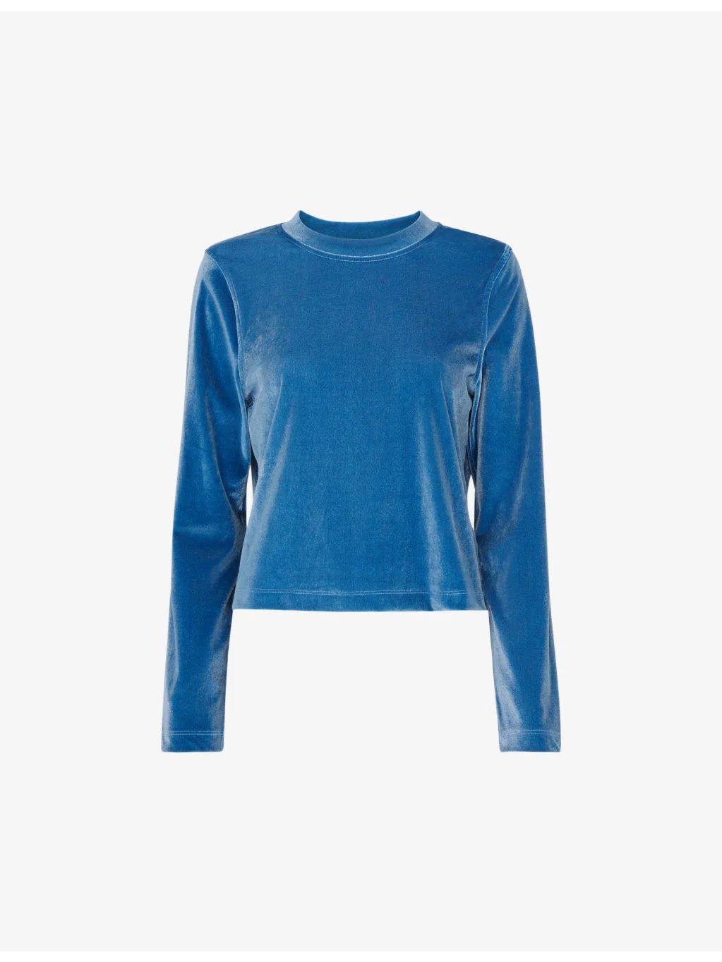 Olivia velvet stretch-woven top - 1