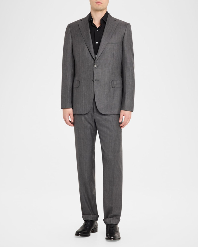 Brioni Men's Tonal Herringbone Wool-Silk Two-Piece Suit outlook