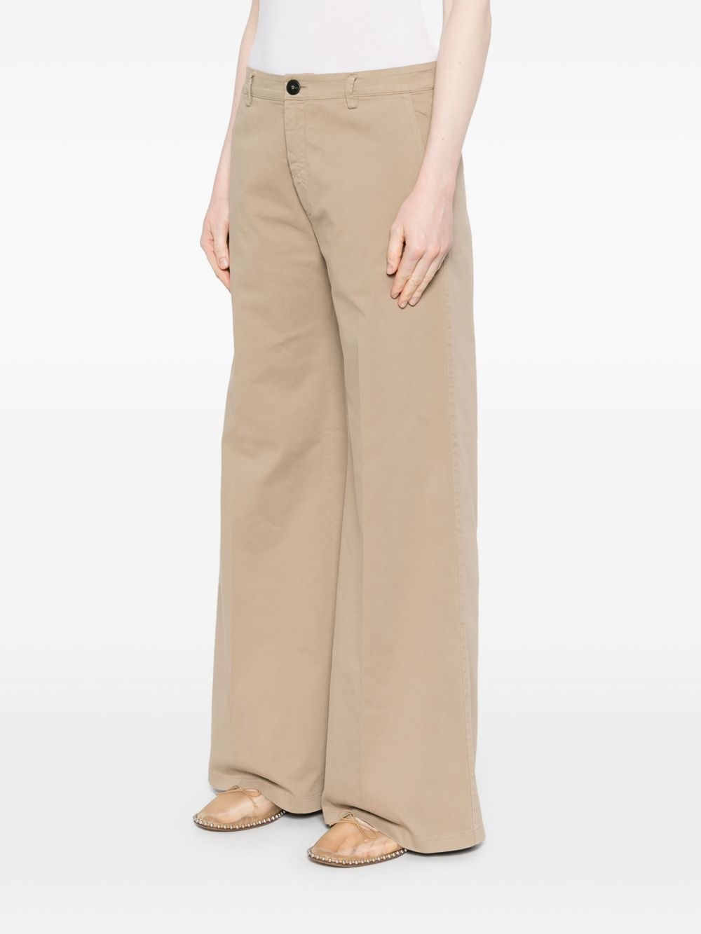FORTE FORTE - Forte Forte Women Cotton Wide-Leg Trousers - 2