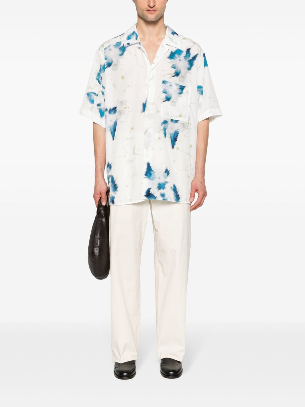 mid-rise straight-leg trousers - 2