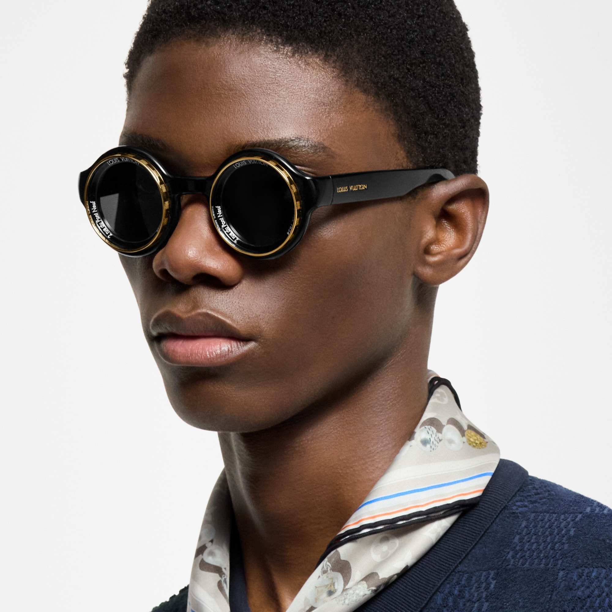 LV Super Vision Round Sunglasses - 5