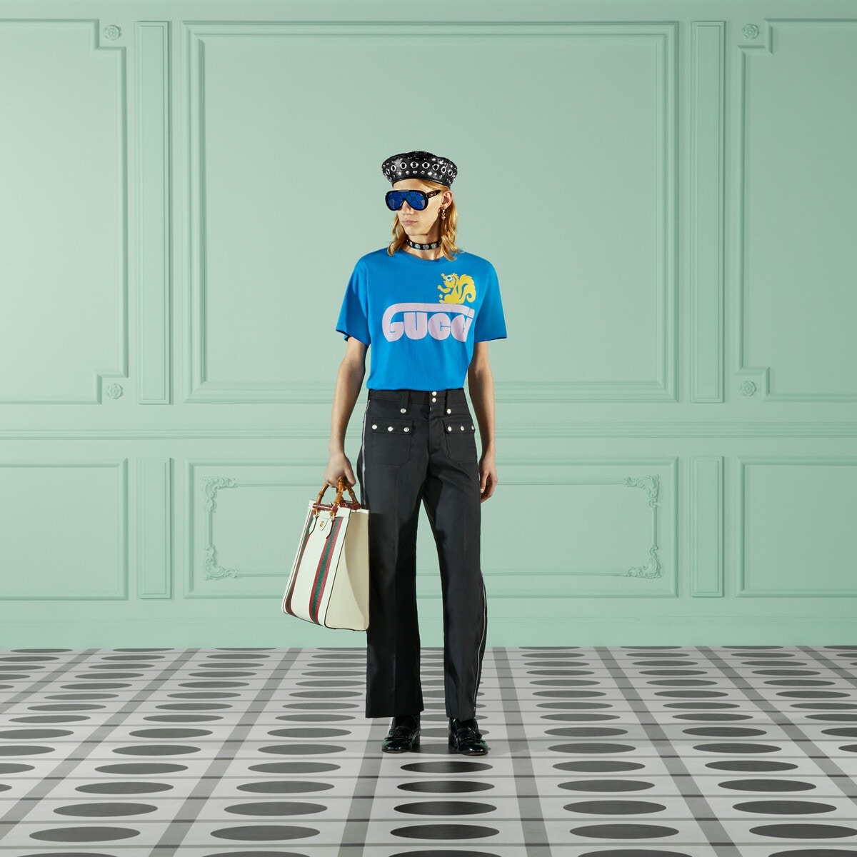 Retro Gucci skunk print T-shirt - 2