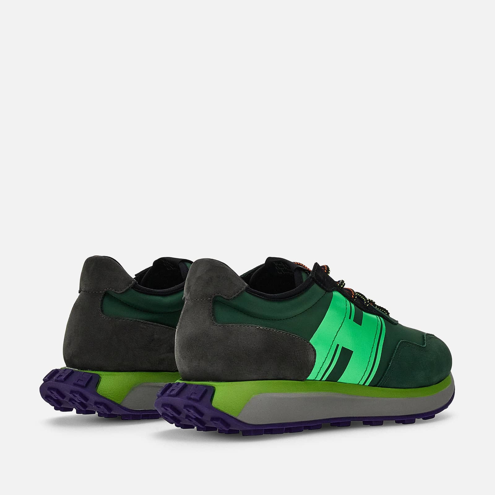 Sneakers Hogan H601 Green Grey - 3