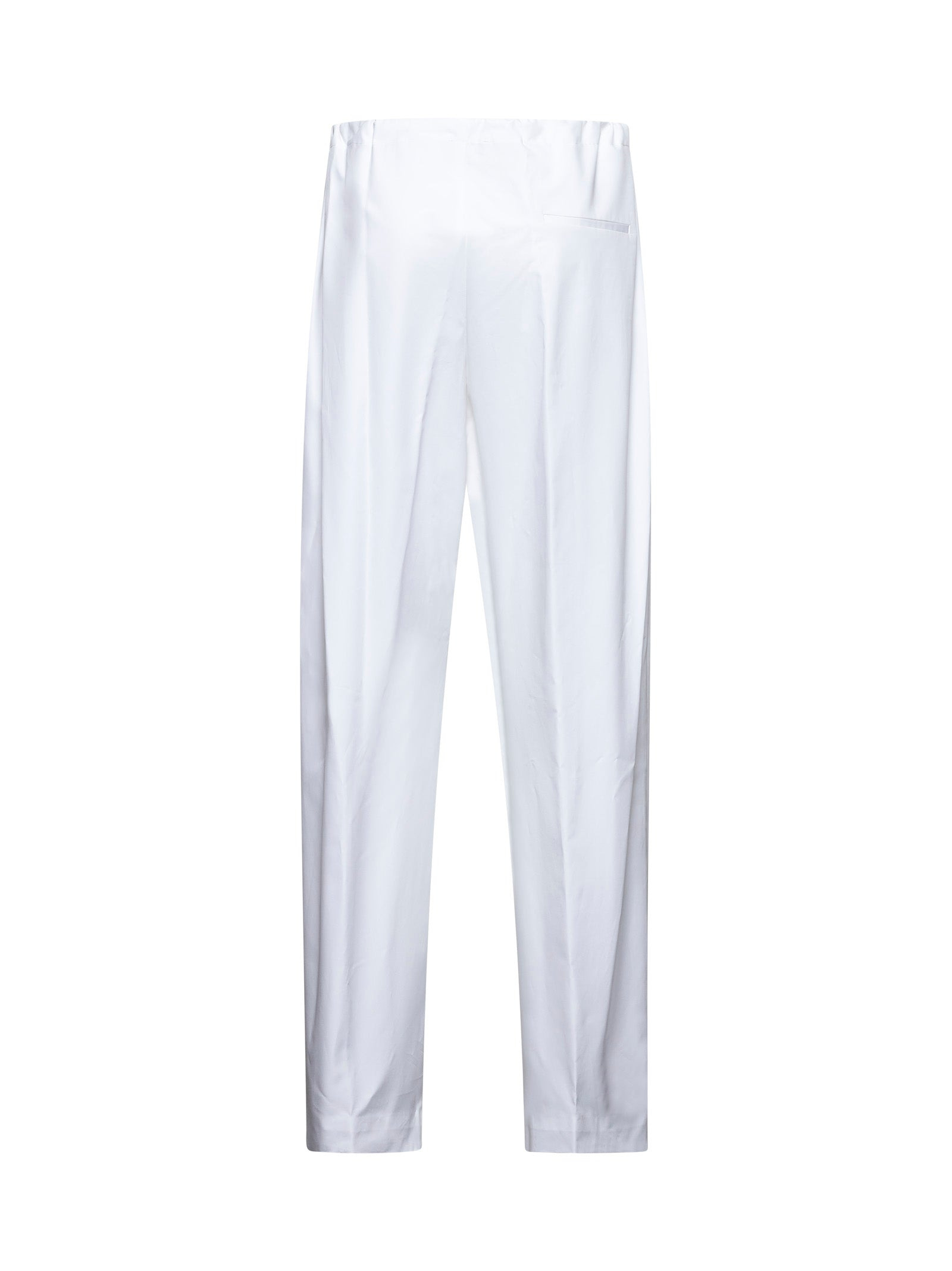 White poplin Trenton trousers - 2