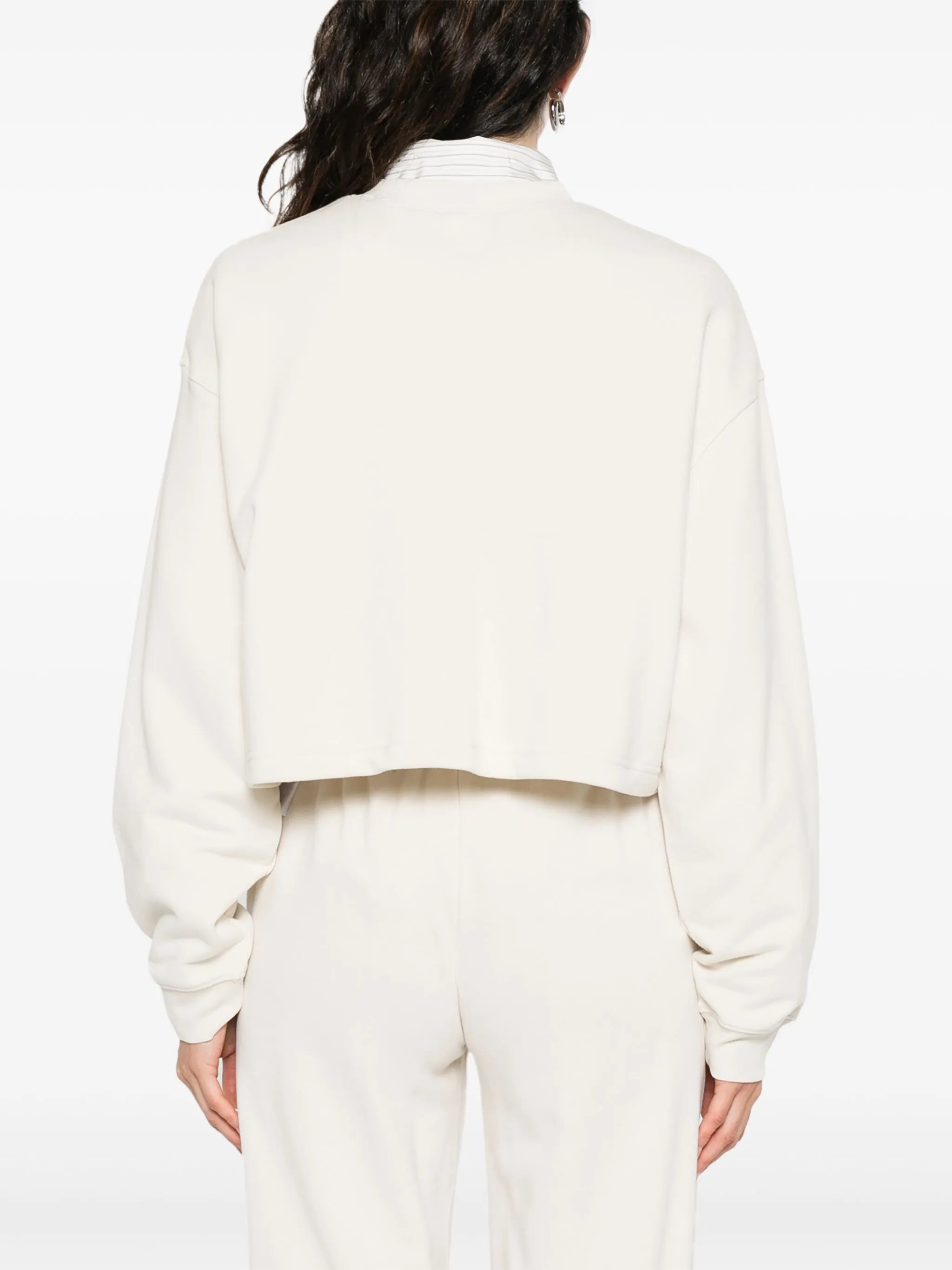 New Balance Logo-embroidered Cropped Sweatshirt - 3