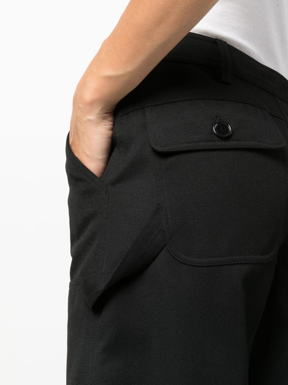 virgin wool-blend wide-leg trousers - 5