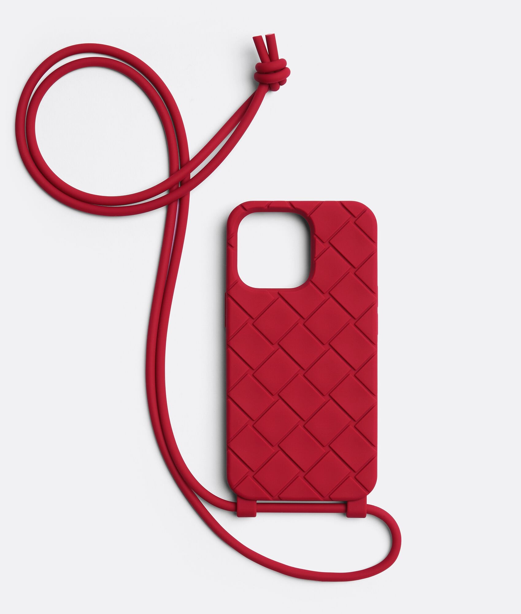 tech rubber iphone 13 pro case on strap - 1