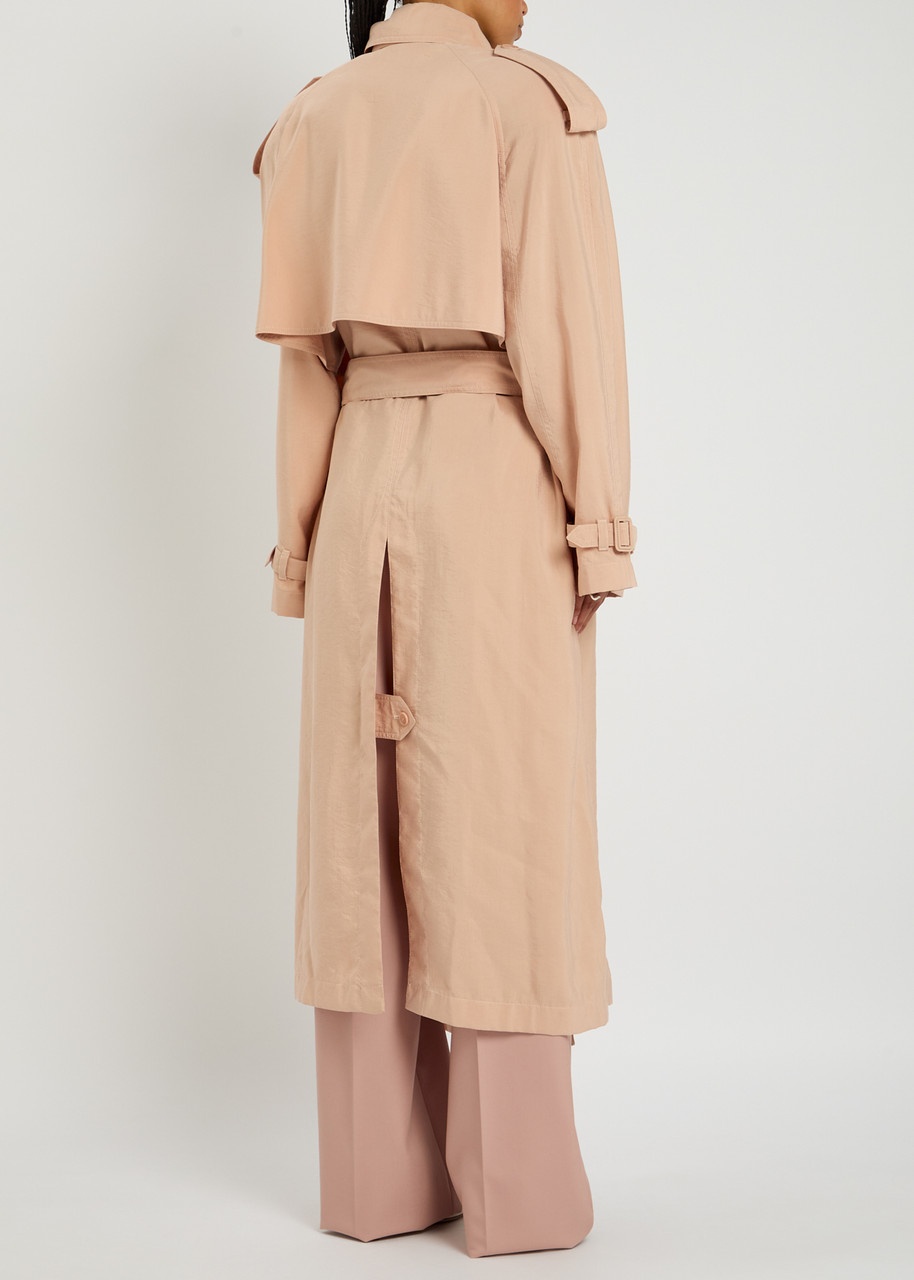 Stella Mccartney Washed Silk Trench Coat - 3
