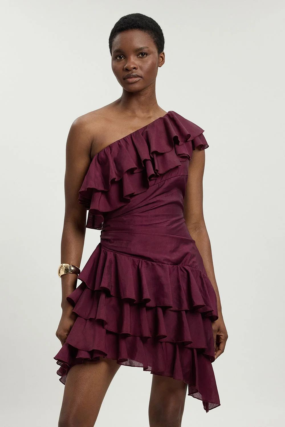 Drama Frill Midi Dress - 1