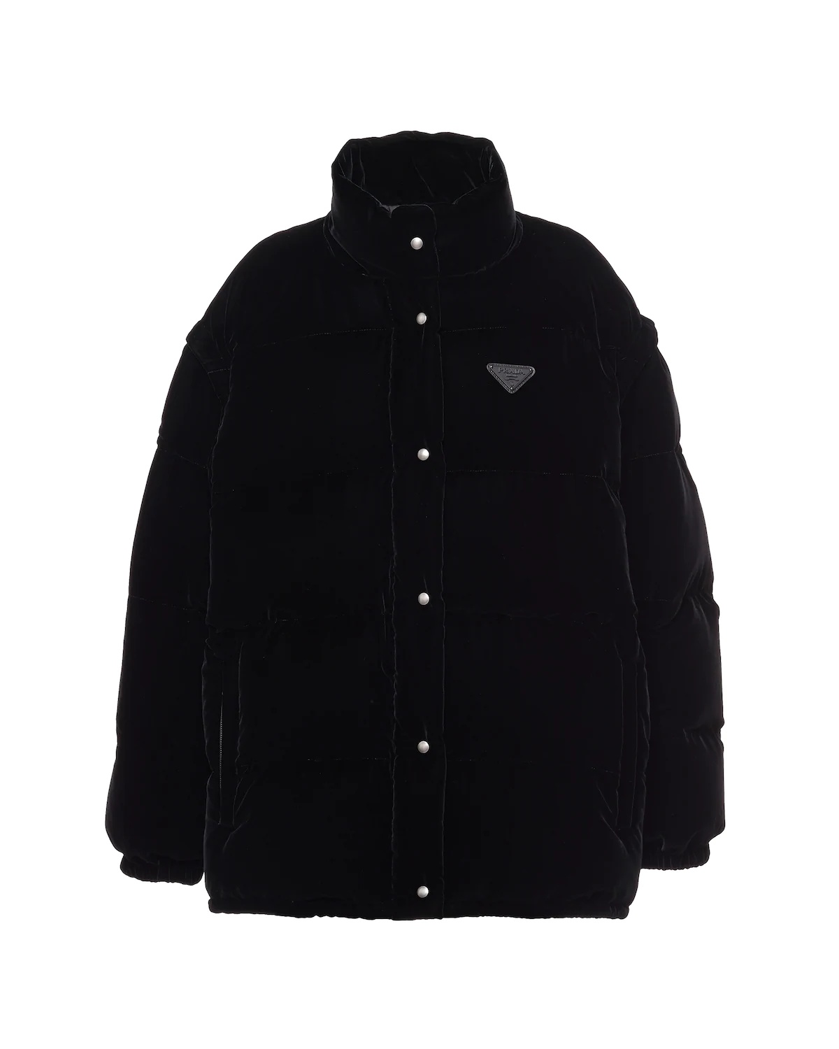 Velvet puffer jacket - 1