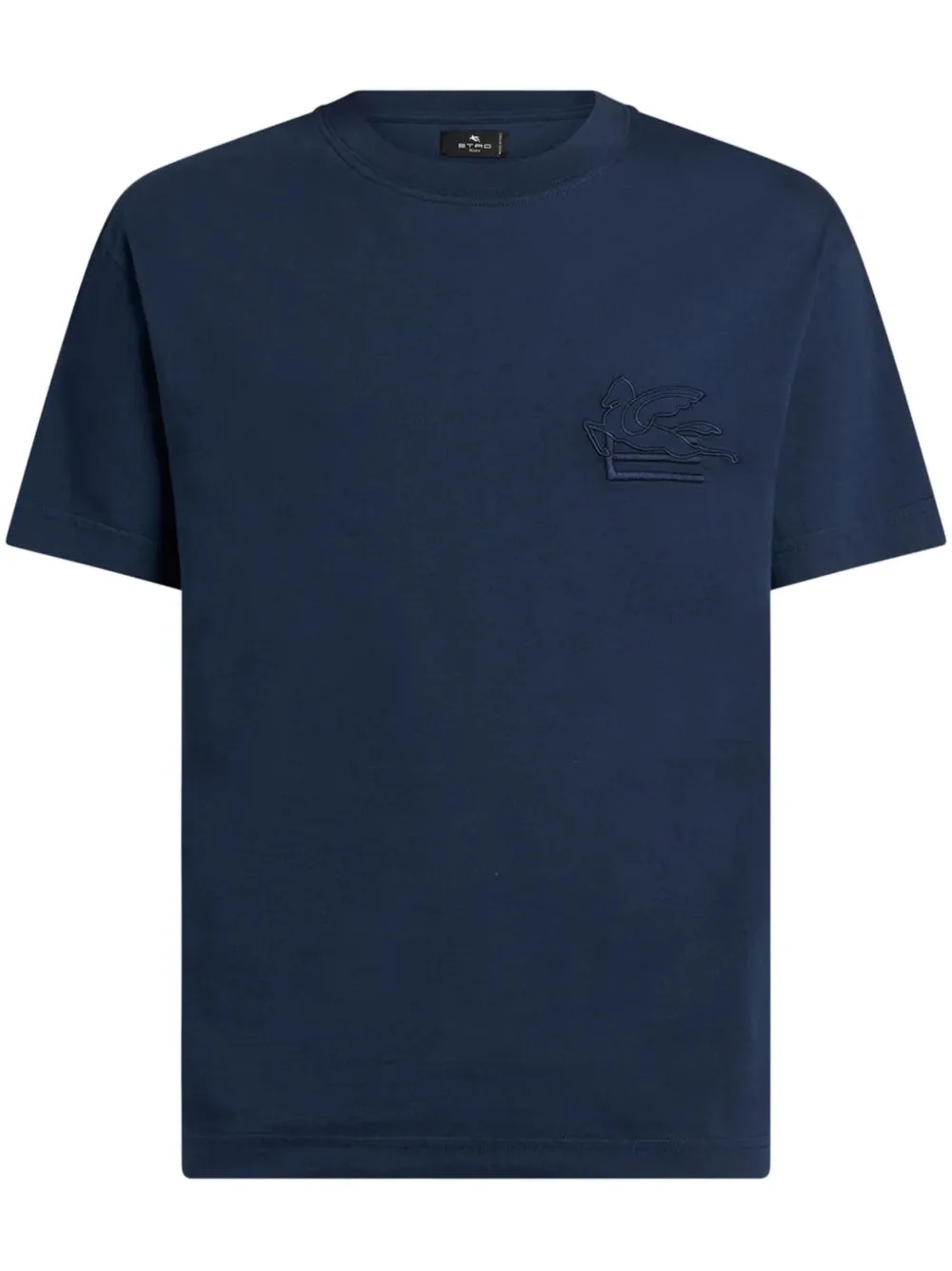 Etro Men T-Shirt With Pegasus Embroidery - 1