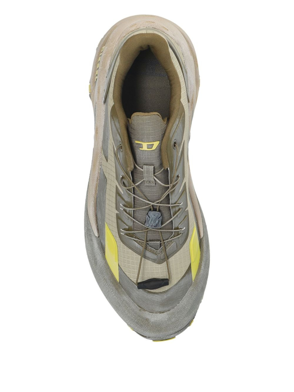 D-CAGE RUNNER lace-up chunky sneakers - 4