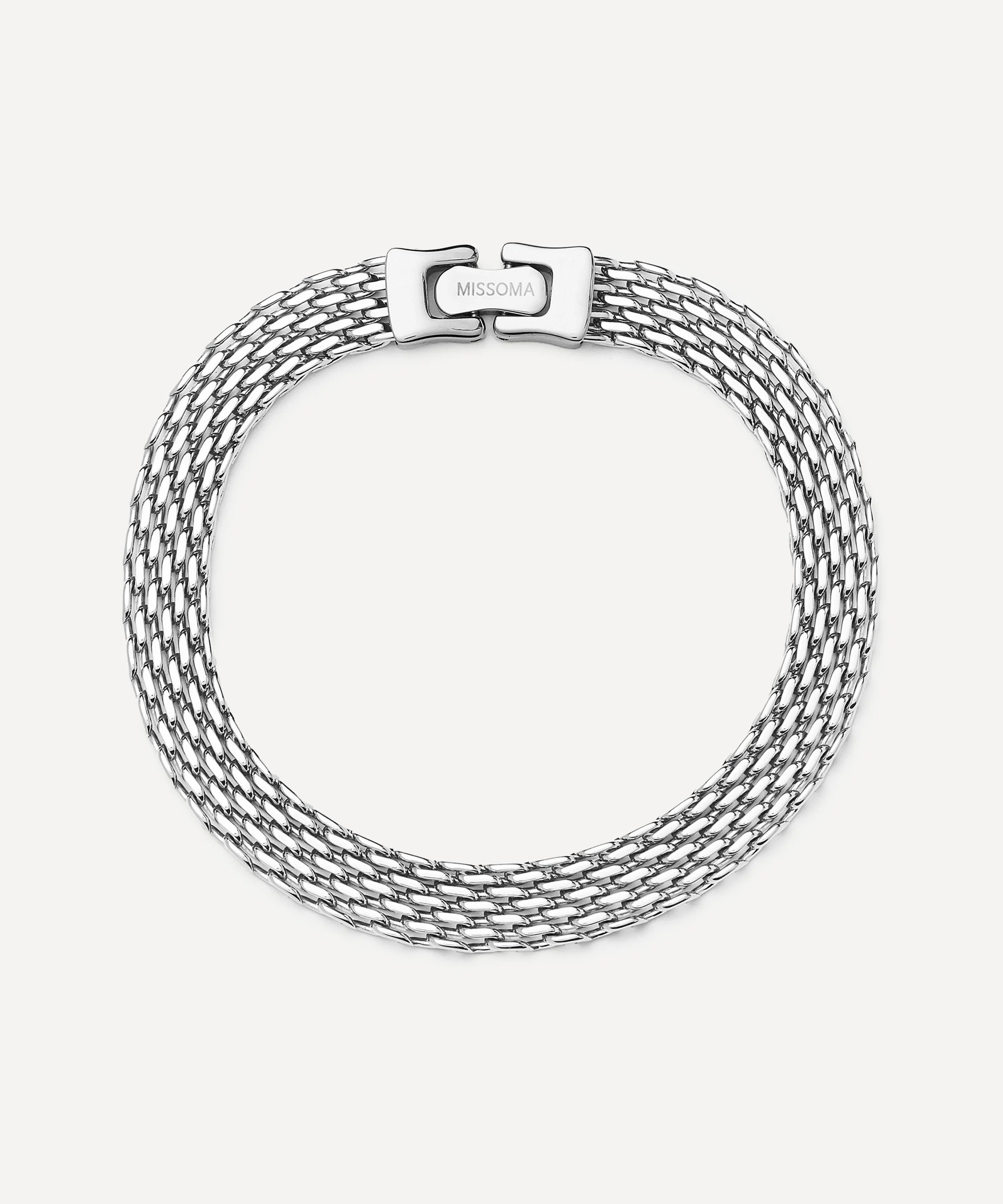Platinum-Plated Heirloom Chain Bracelet - 1