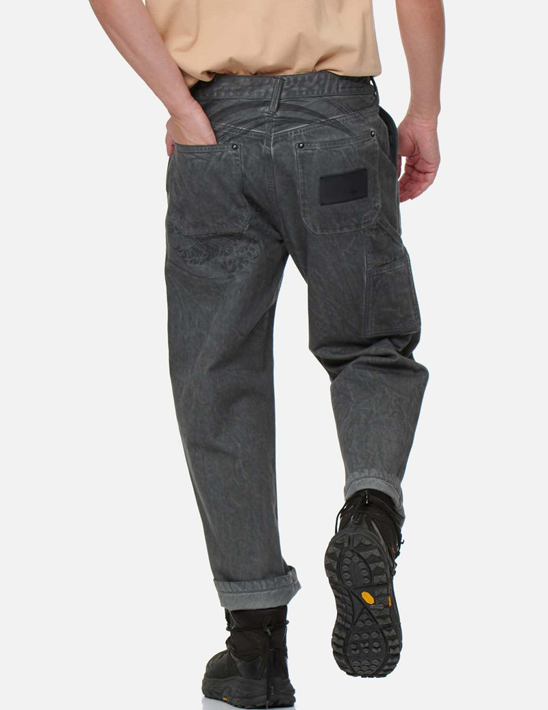 The Great Wave Print Straight-leg Jeans 7