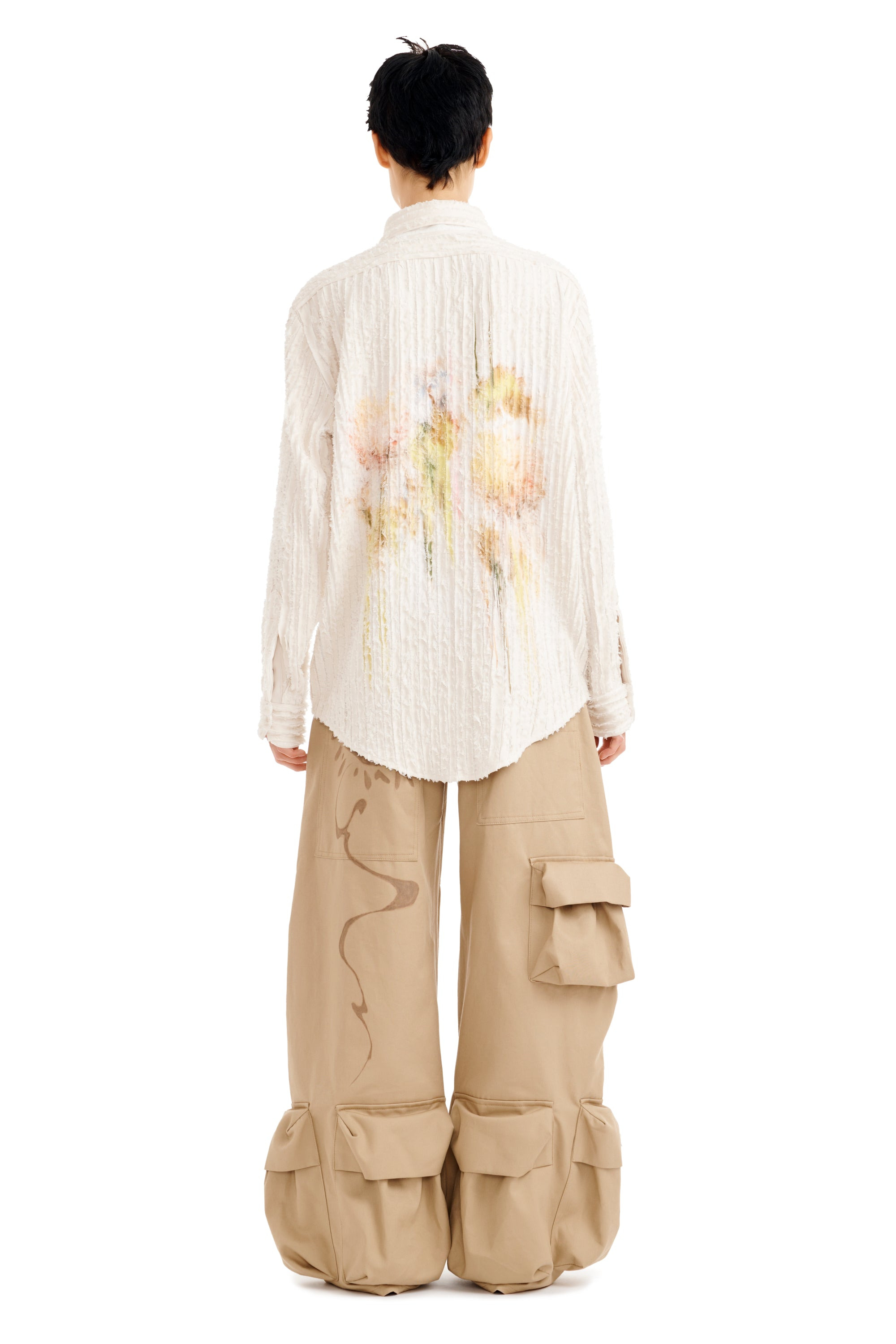 FLOWER DRIP CONVENTION BUTTON UP - 5