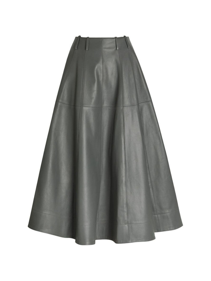 Fiamma panelled A-line midi skirt 1