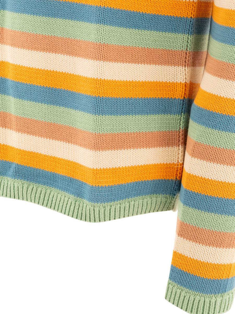 Acne Studios "Face" Striped Sweater - 4