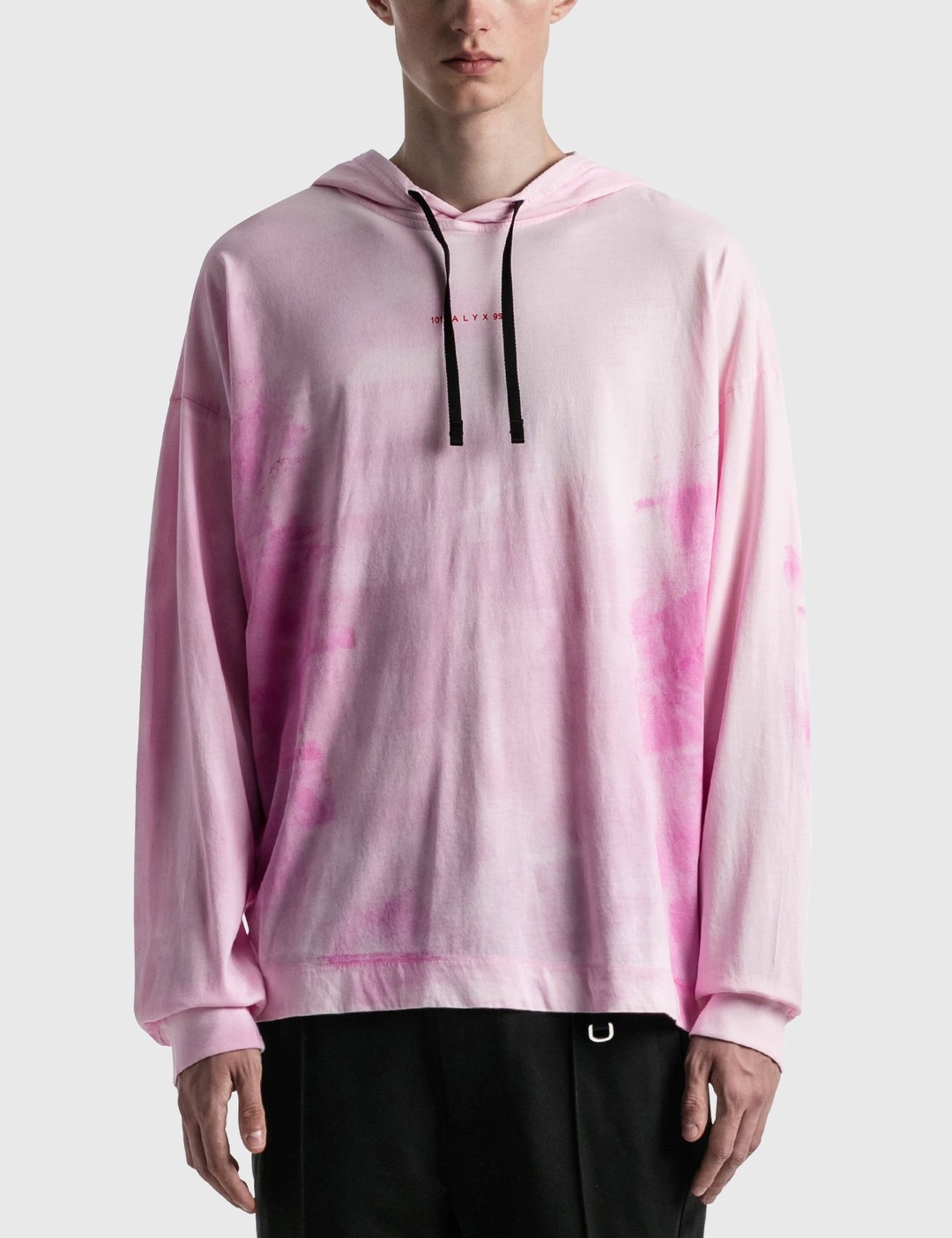 PAINT STREAK PRINT HOODED T-SHIRT - 3