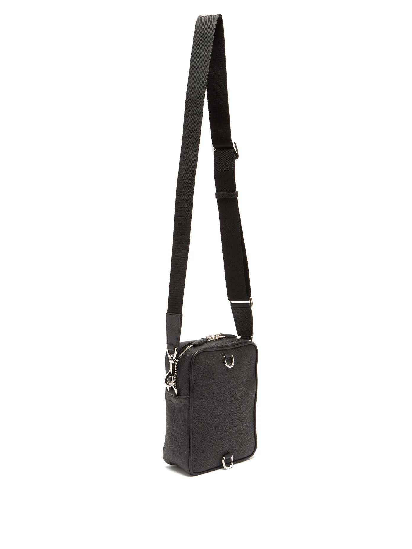 Scott grained-leather cross-body bag - 4