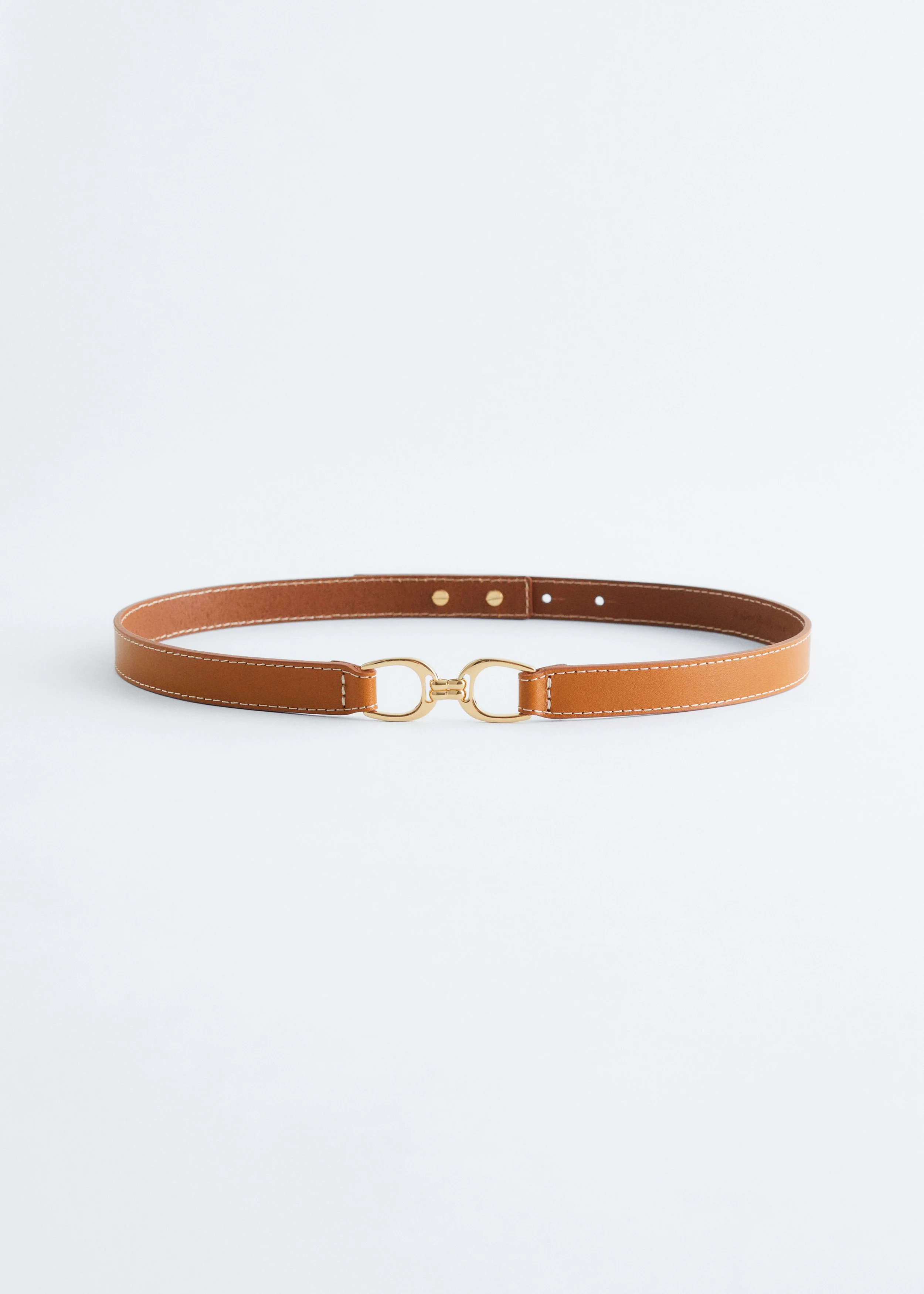 Mid-Waist Leather Belt - 1