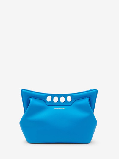 Alexander McQueen Women's The Peak Bag Small in Lapis Blue outlook