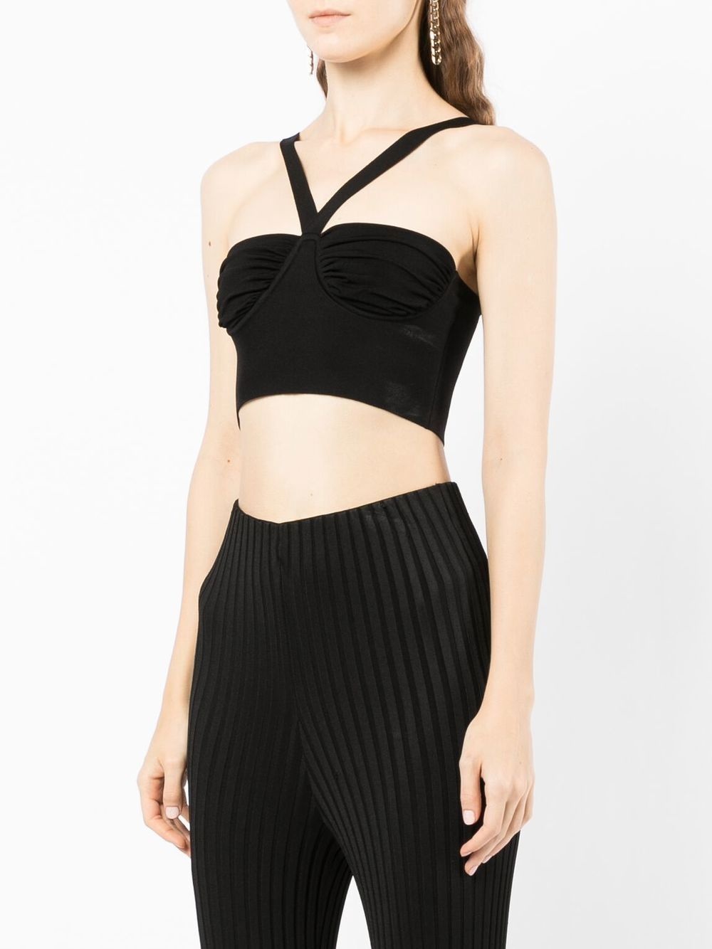 Ruched Venus bustier-style bralette - 3