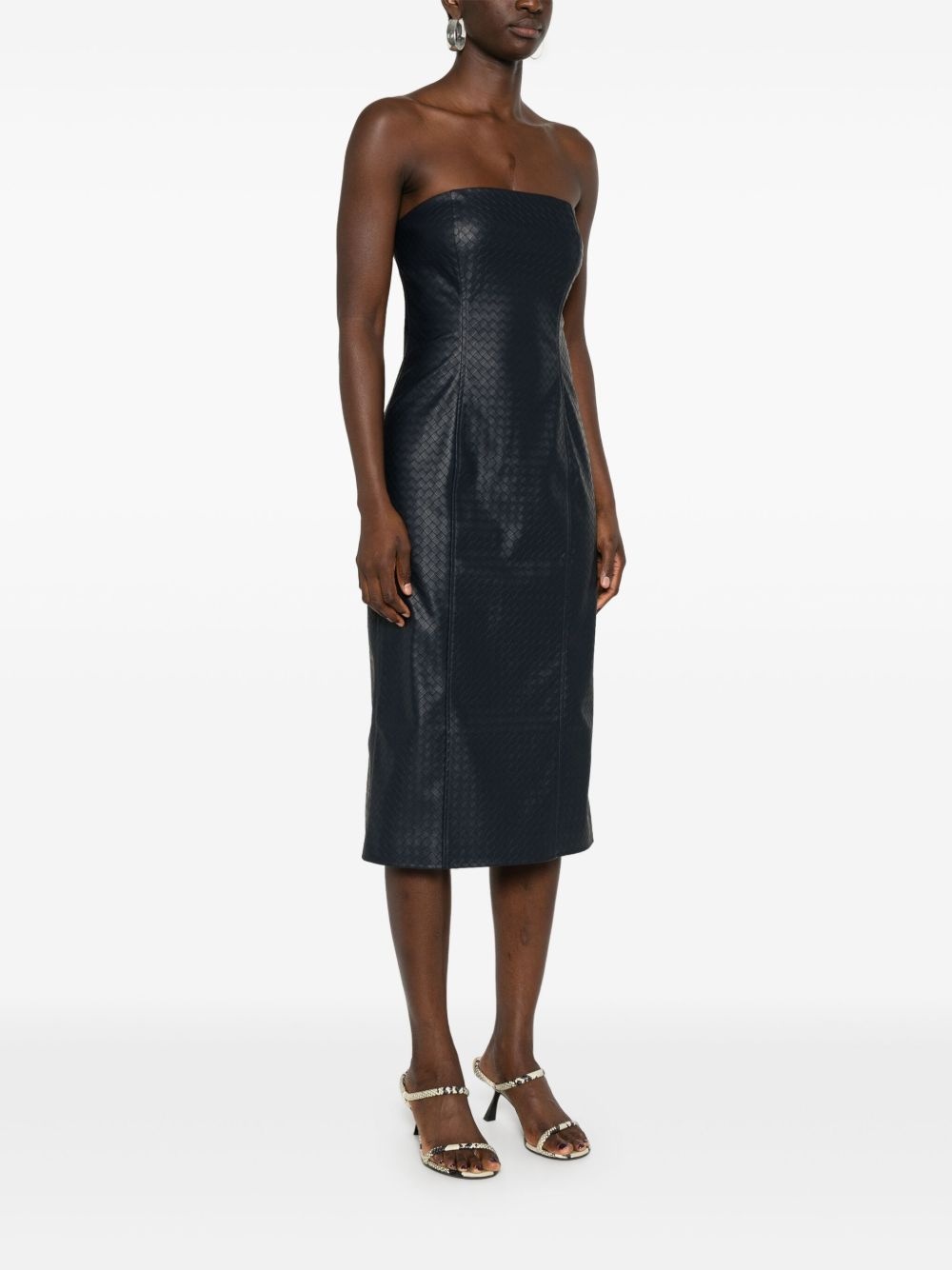 braided midi dress - 3