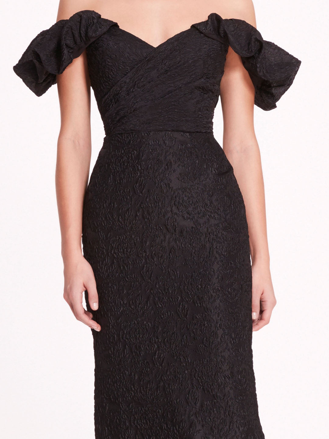CLOQUE MIDI DRESS - 4