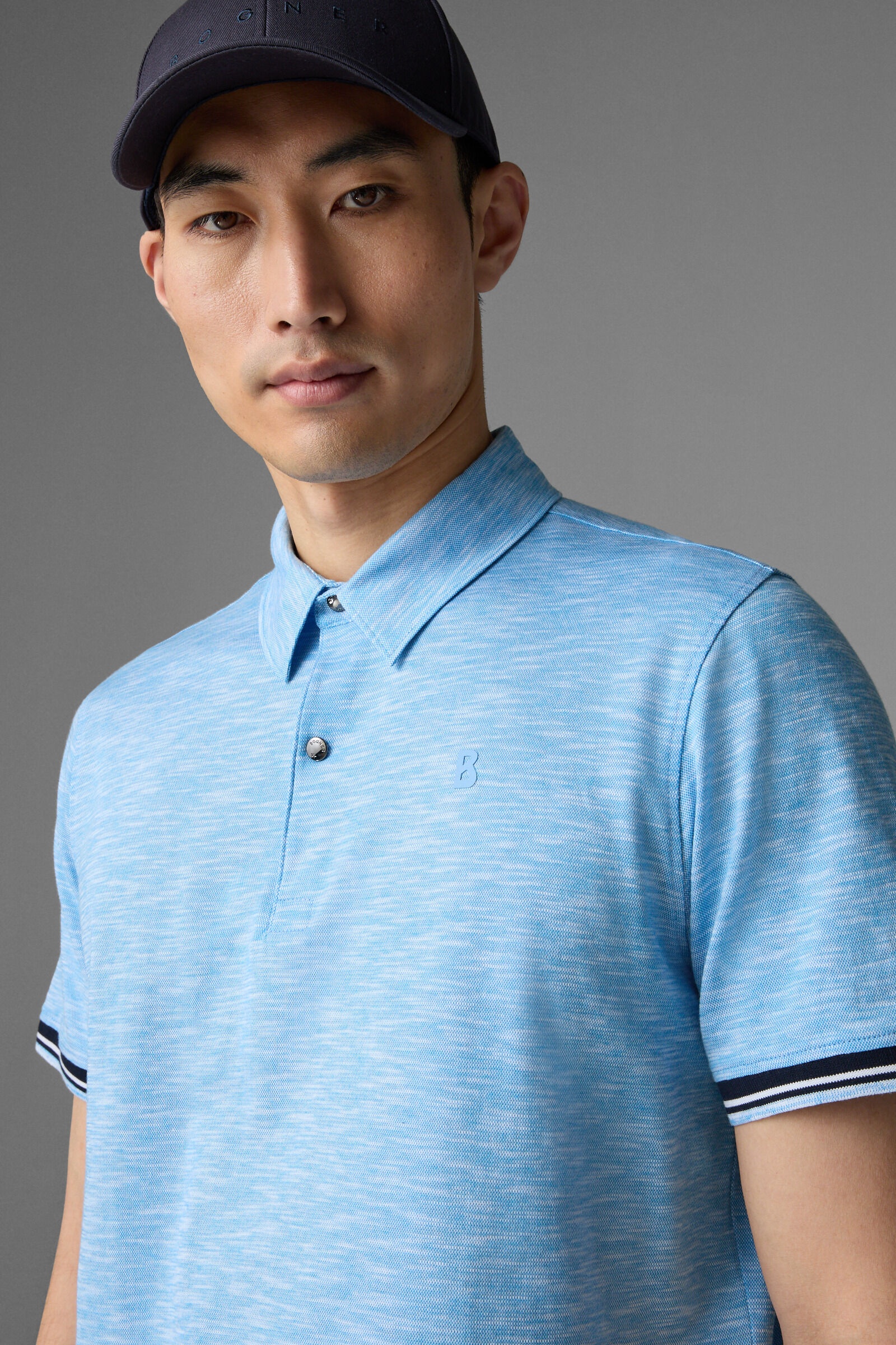Samu Polo shirt in Ice blue - 4