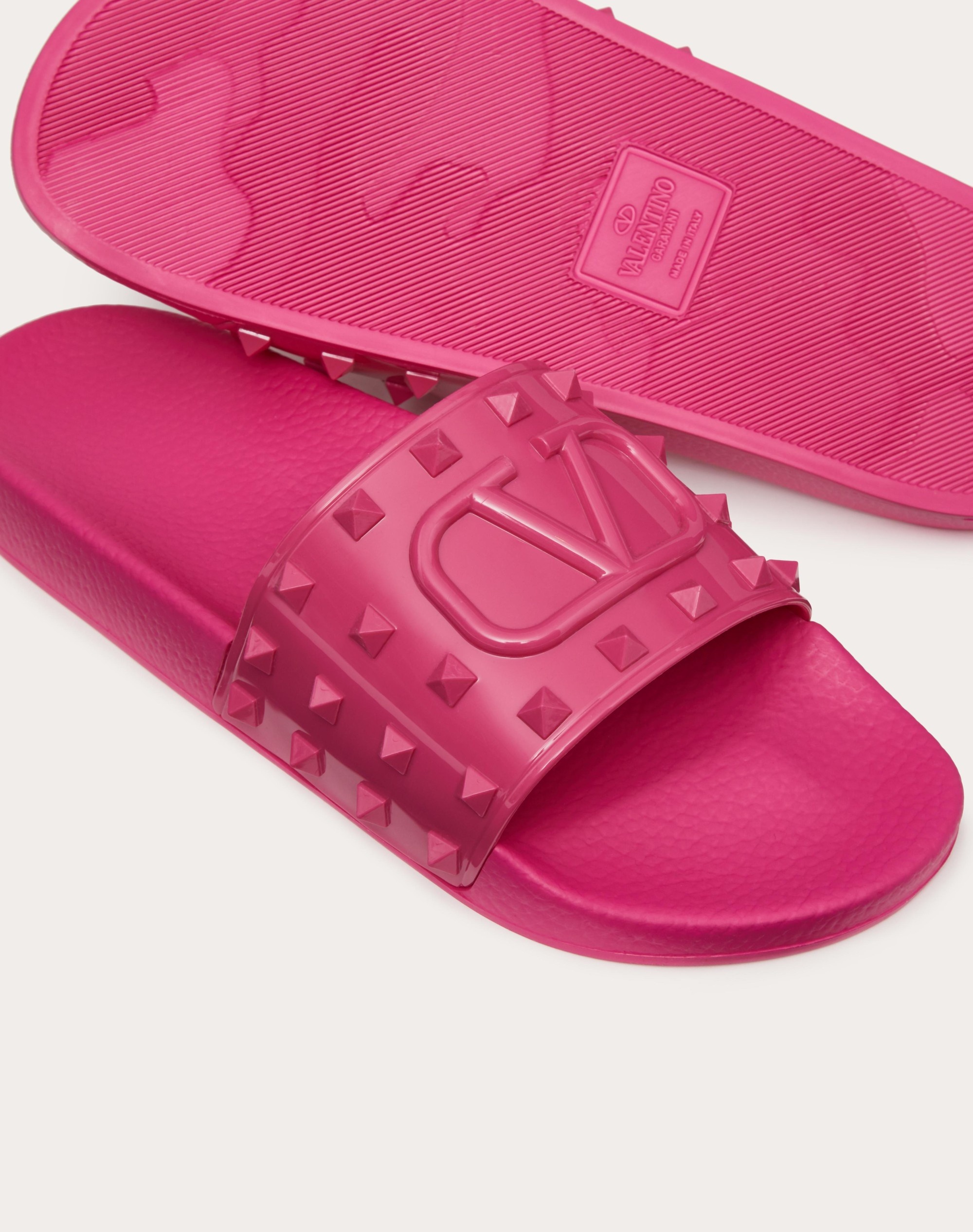RUBBER SUMMER VLOGO SIGNATURE SLIDE SANDAL - 5