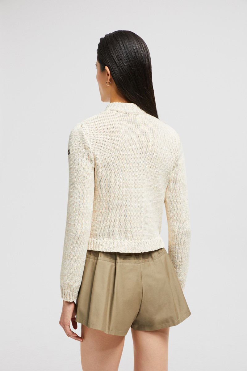 Padded Cotton Zip-Up Cardigan 5