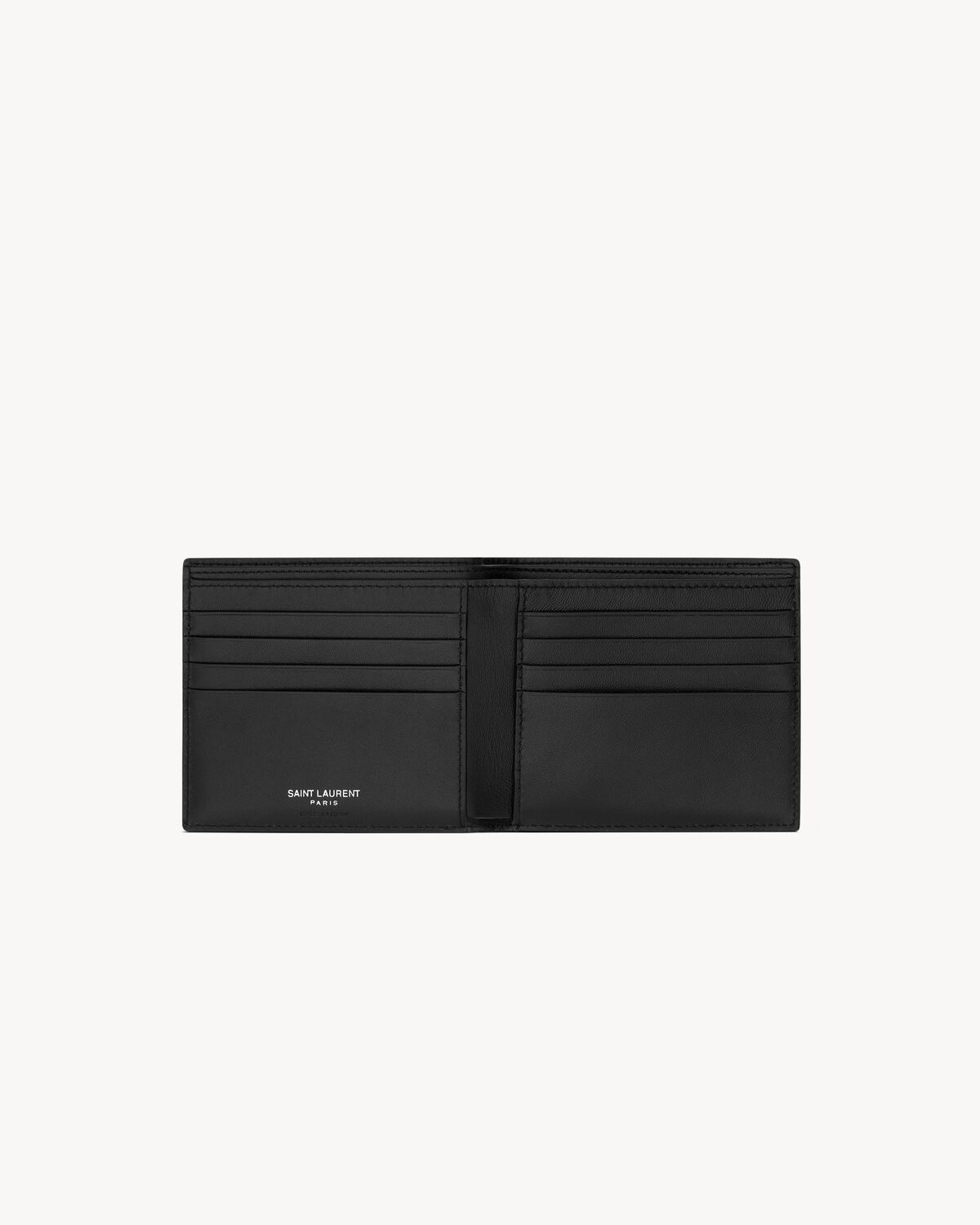 SAINT LAURENT EAST/WEST WALLET IN BRUSHED LEATHER - 4