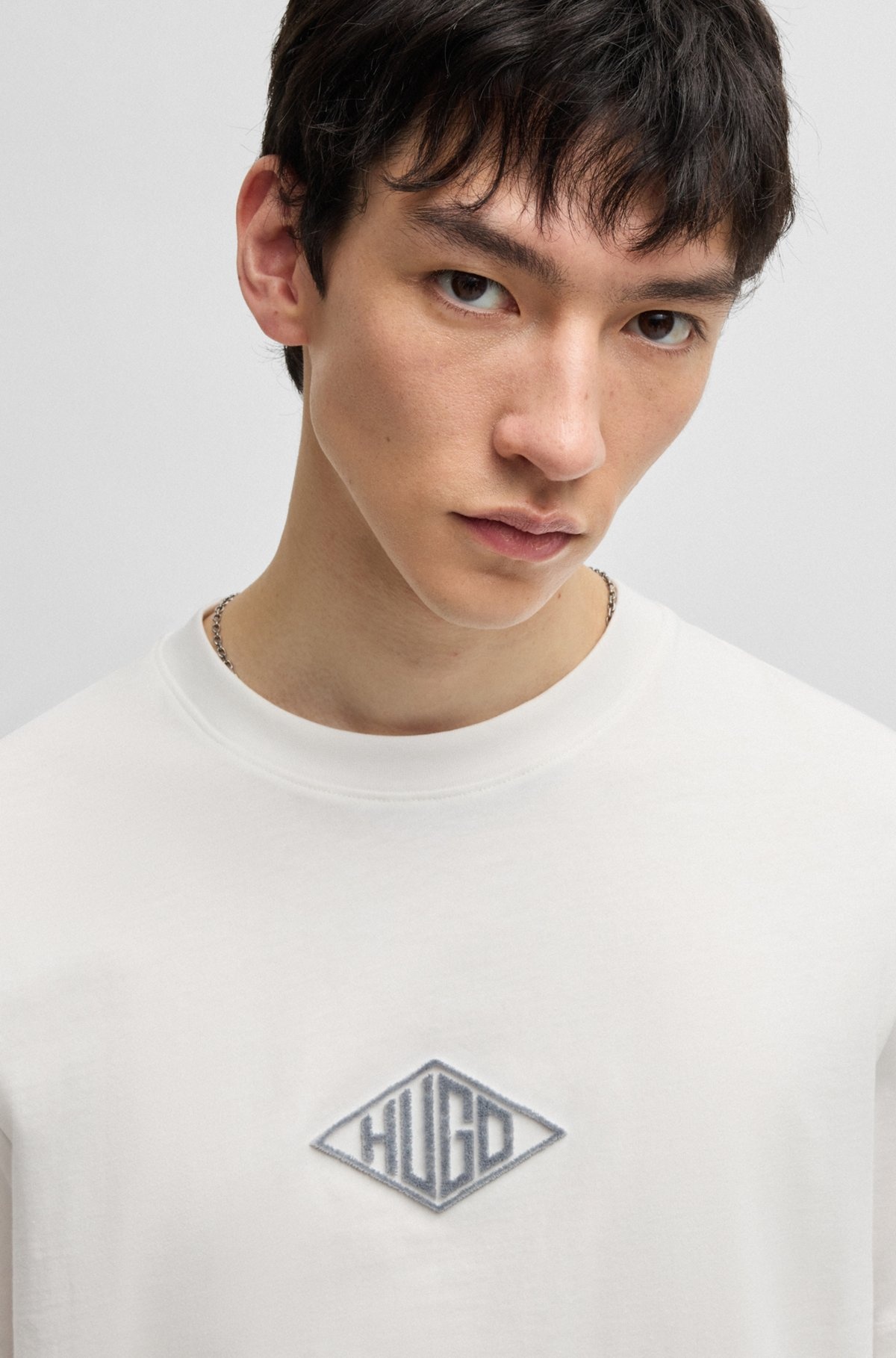 RELAXED-FIT T-SHIRT IN COTTON WITH EMBROIDERED LOGO - 3
