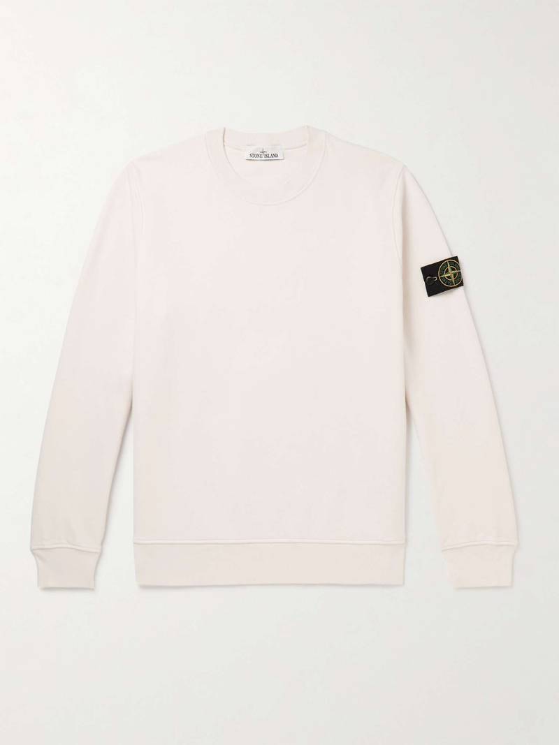 Logo-Appliquéd Cotton-Jersey Sweatshirt 1
