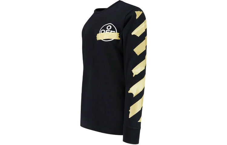 Off-White Tape Arrows Long Sleeve T-Shirt 'Black' OMAB001R201850021048 - 3