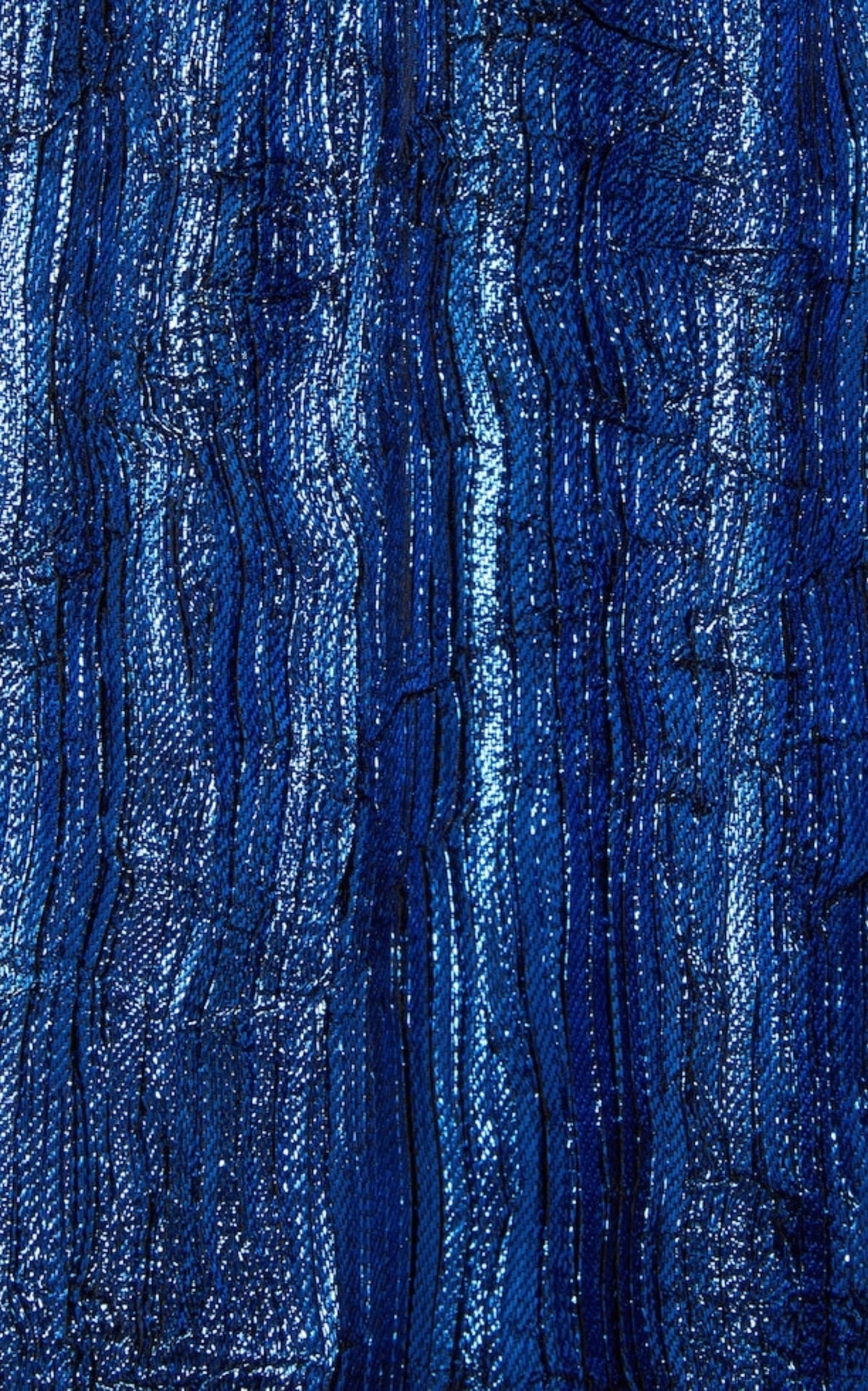 Blue Lurex Skirt - 4