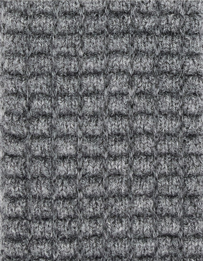 Canali GRAY CASHMERE KNIT TIE outlook