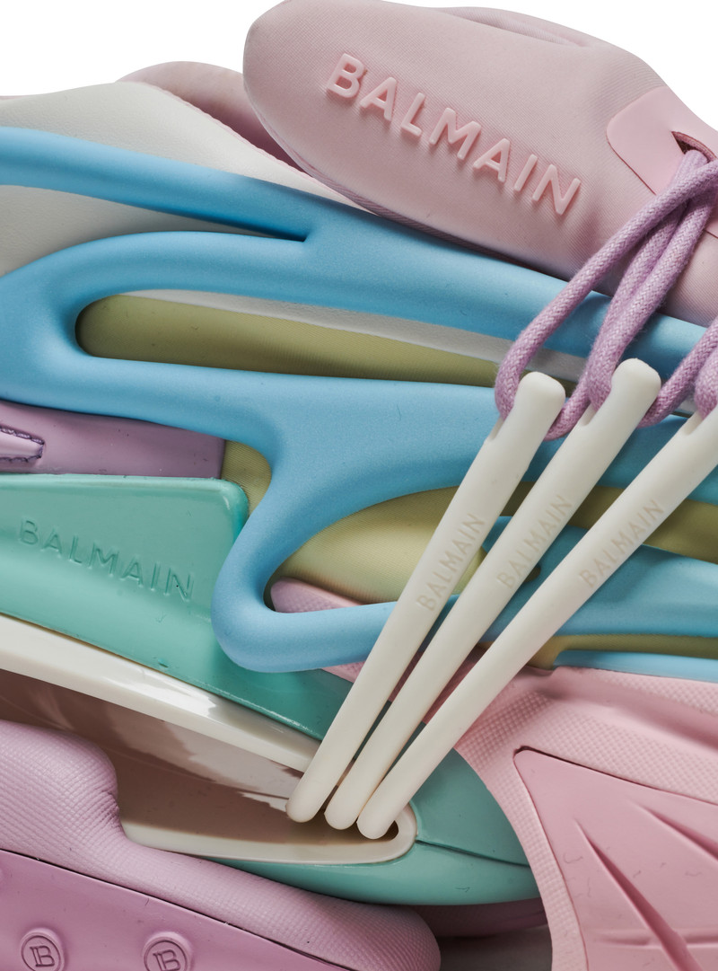 Unicorn trainers in neoprene and leather 4