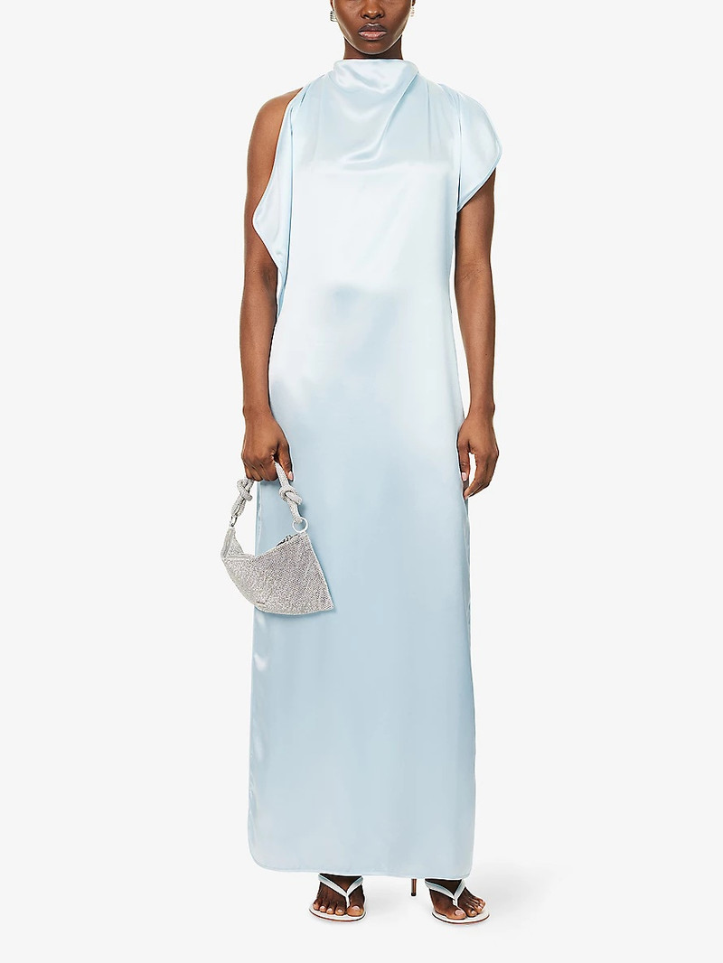 CAMILLA AND MARC Chimera Draped Woven Midi Dress outlook