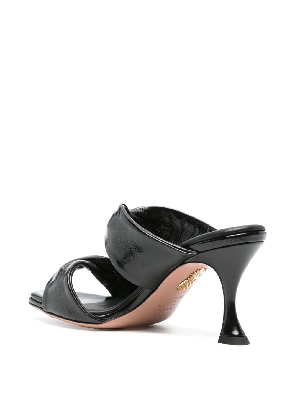 Twist 75mm leather mules - 3