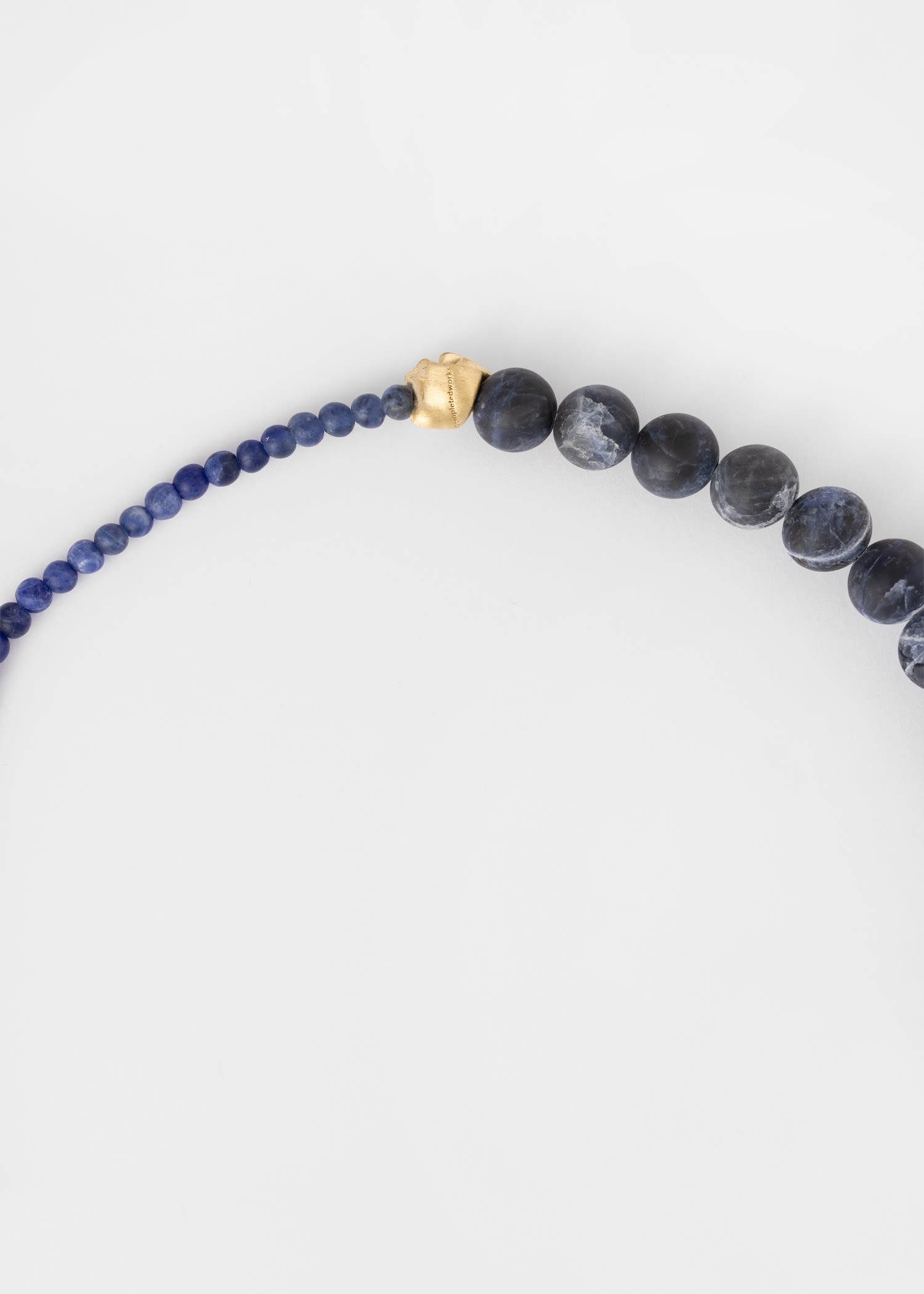 Sodalite & Gold Vermeil Necklace by Completedworks - 3