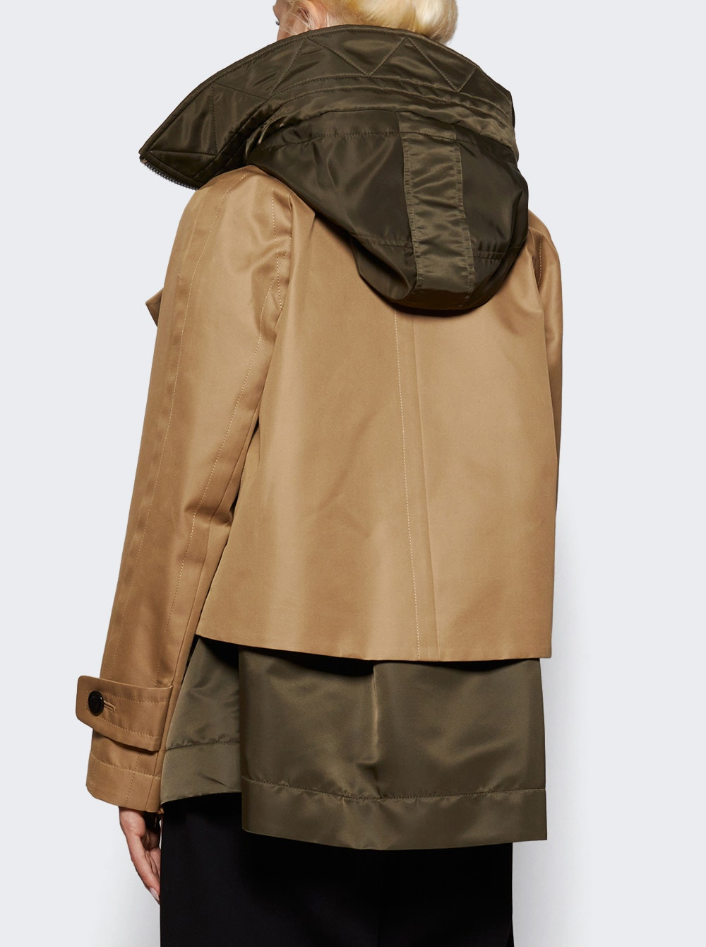 Cotton Gabardine Jacket Beige And Khaki - 4