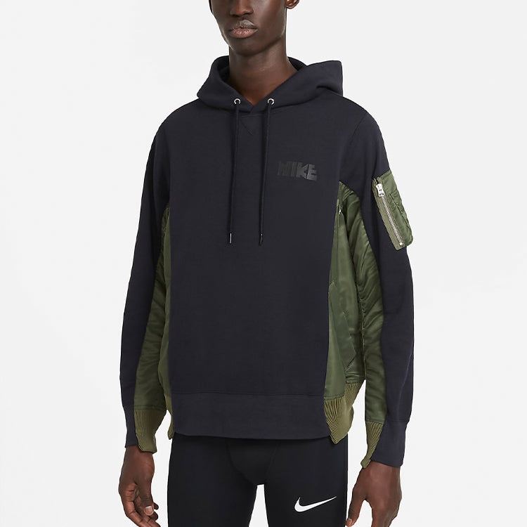 Nike x Sacai Hoodie 'Pitch Blue' CW2419-475 - 3