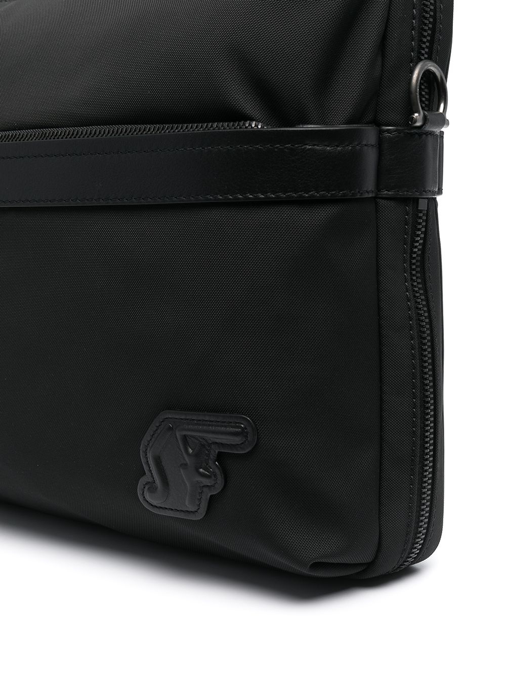 logo patch briefcase - 4