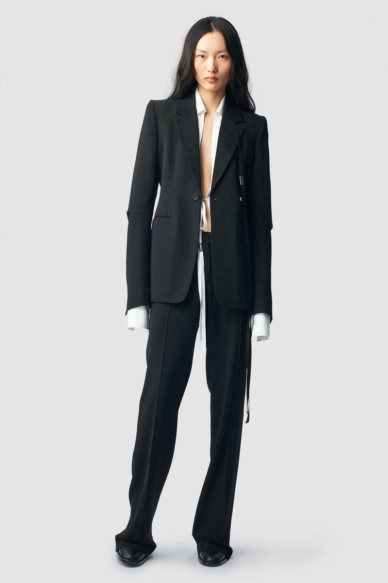 Emilia Asymmetric Low Waist Trousers - 4