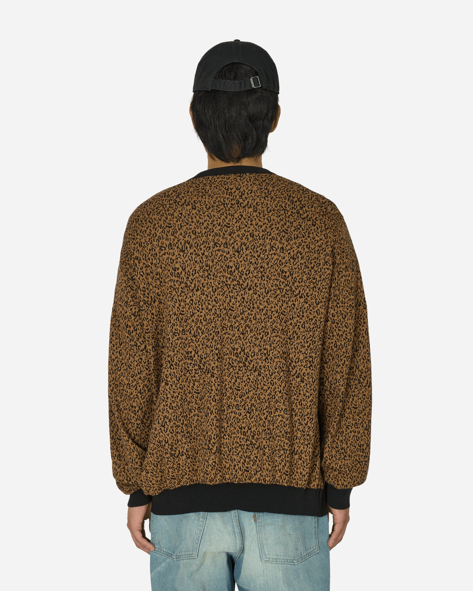 Hysteric Glamour Leopard Vixen Girl Cardigan Beige | REVERSIBLE