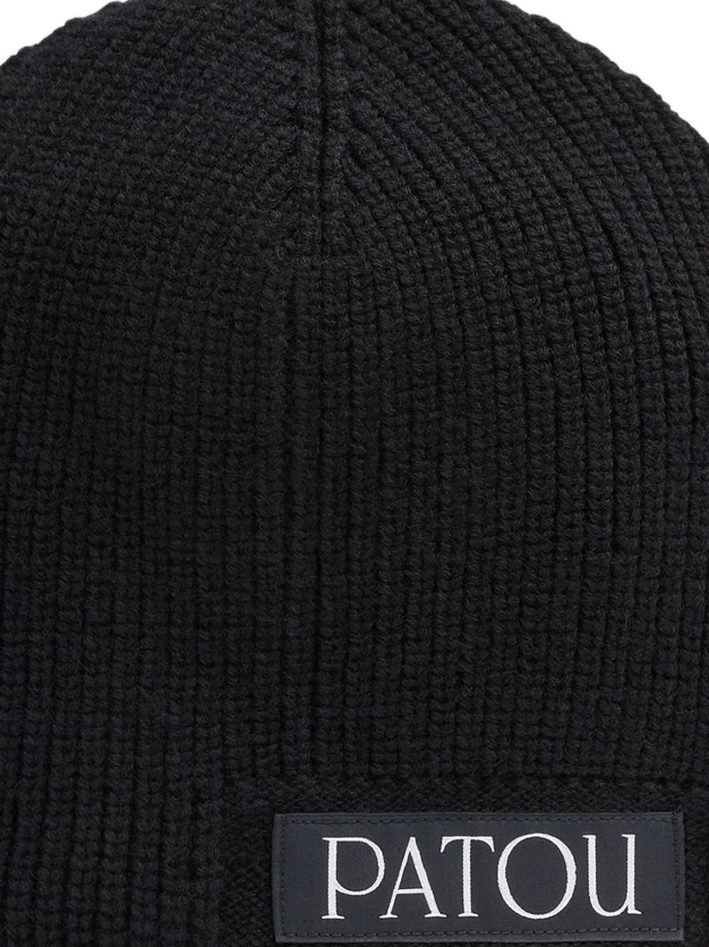 wool logo beanie - 2