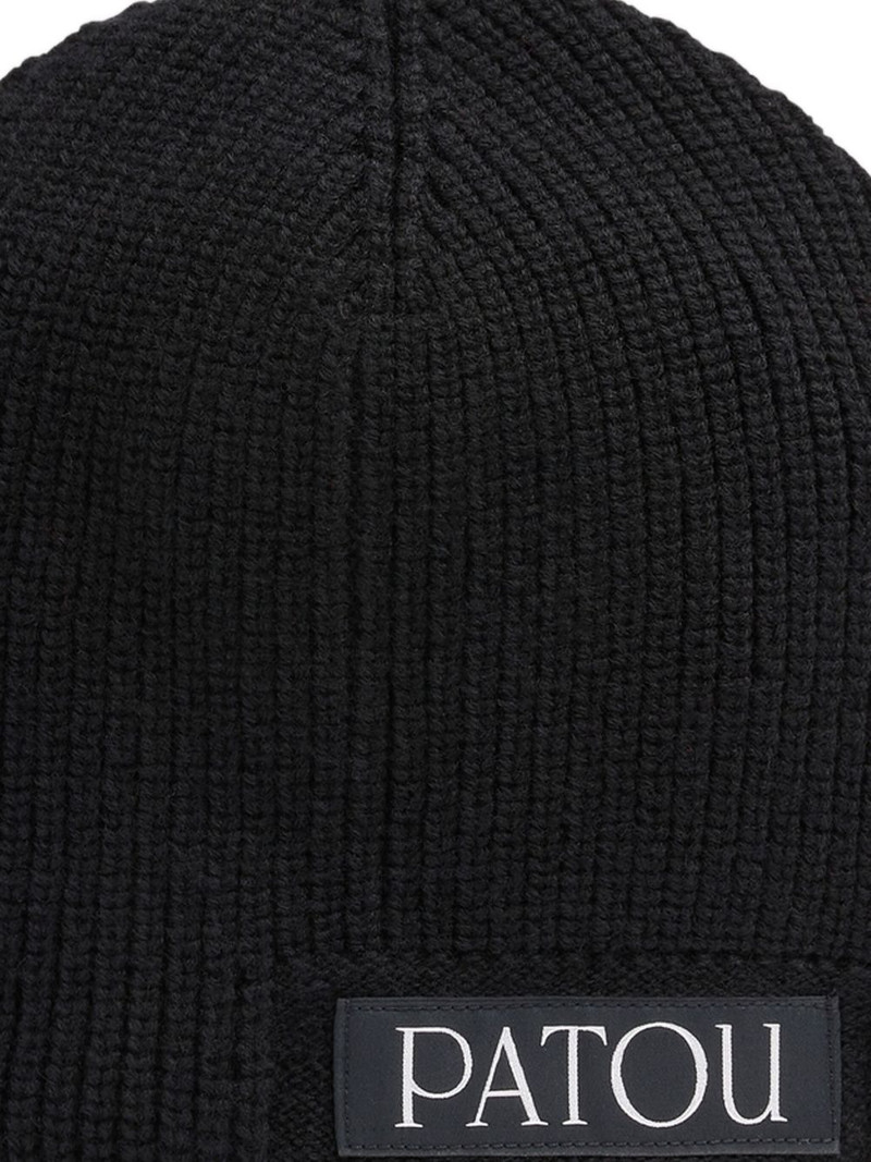PATOU wool logo beanie outlook